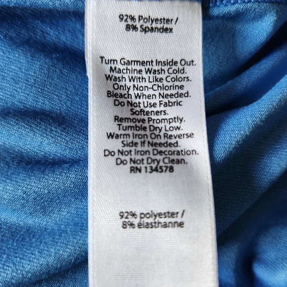 Vineyard Vines Blue Striped Performance Quarter-Zip Pullover - Sz L - Picture 7 of 8